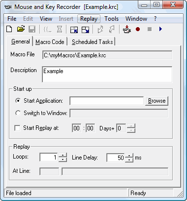 Mouse and Key Recorder Screenshot